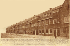 717405 Fotoadvertentie van C. van der Stok, Makelaar, Amsterdamsestraatweg 557, voor de verhuur van woningen in een ...